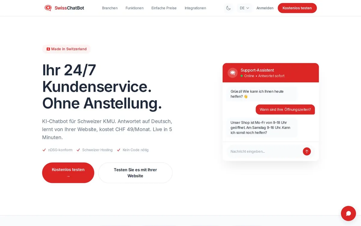 swisschatbot.ch